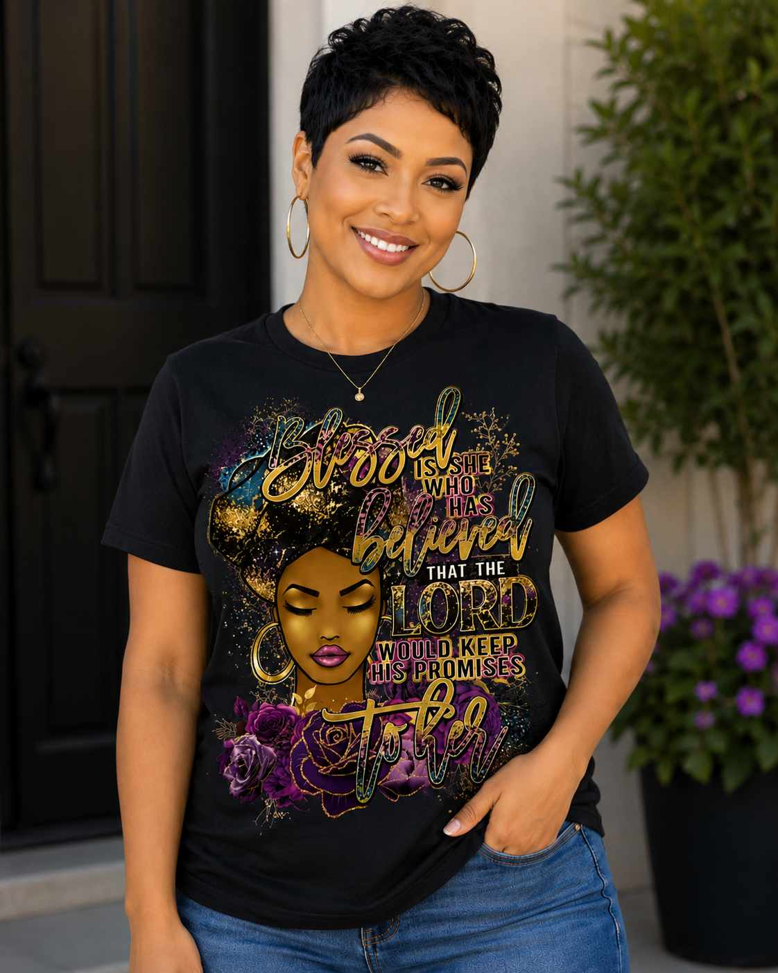 "Blessed Is She" Faith & Inspirational Design