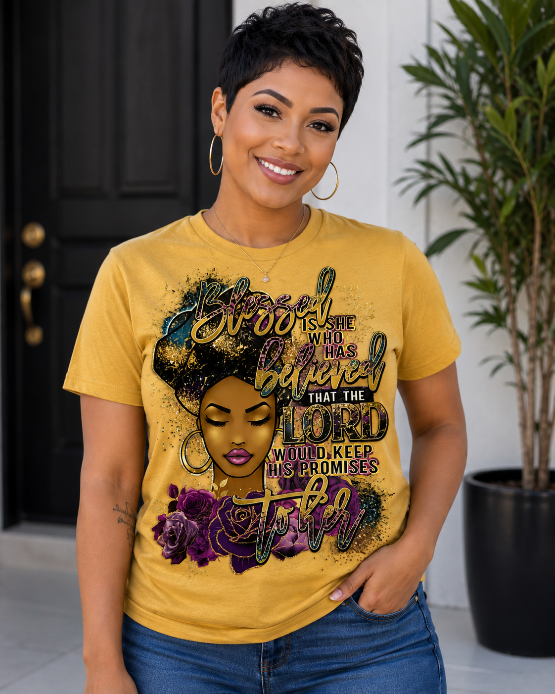 "Blessed Is She" Faith & Inspirational Design